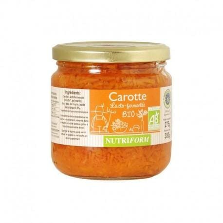NUTRIFORM -- Carottes lacto-fermentees
