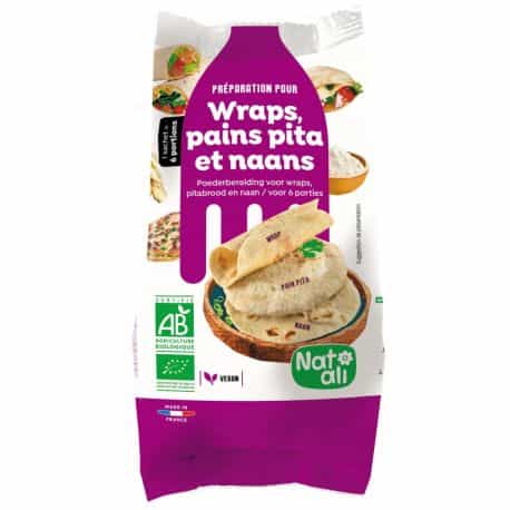 Preparation mix wrap - pita -