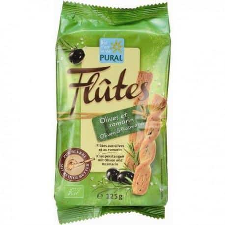 Flûtes olives et romarin - 125g