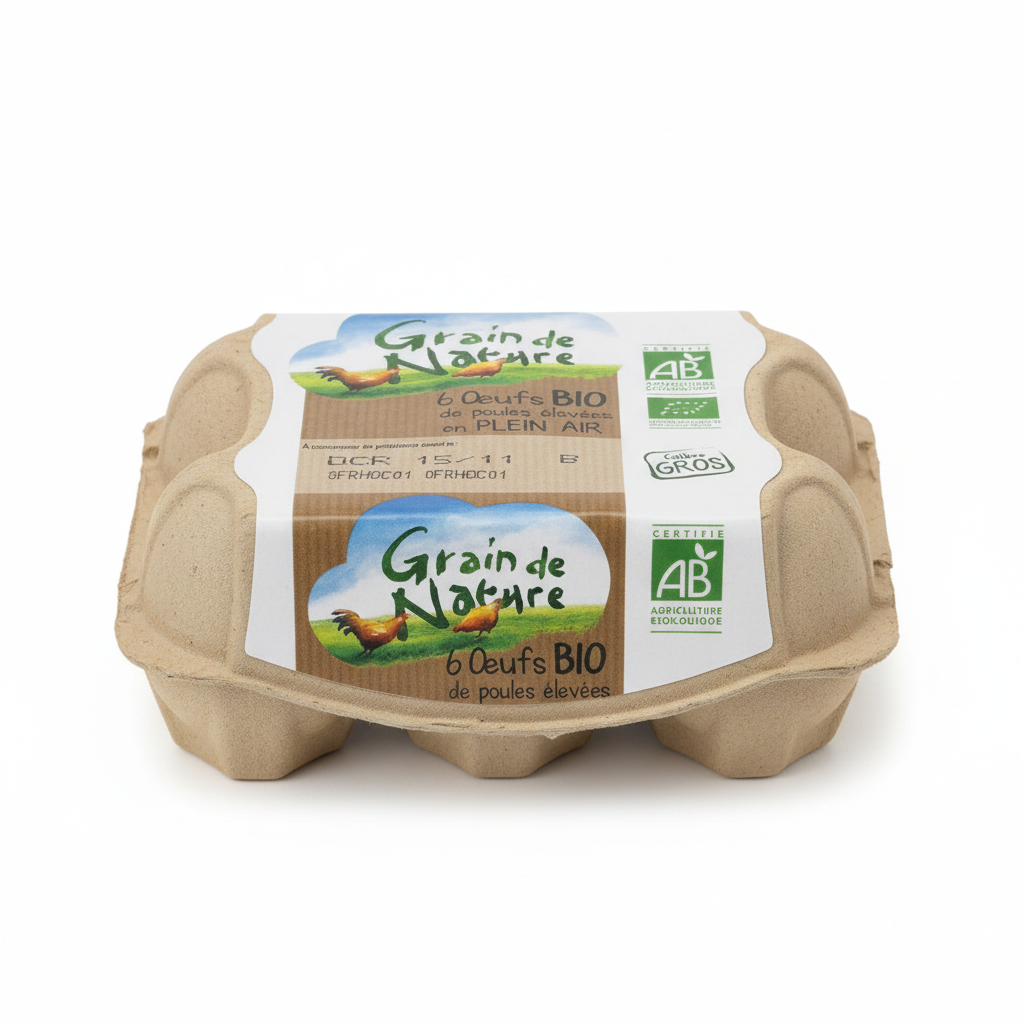 Boite de 6 oeufs