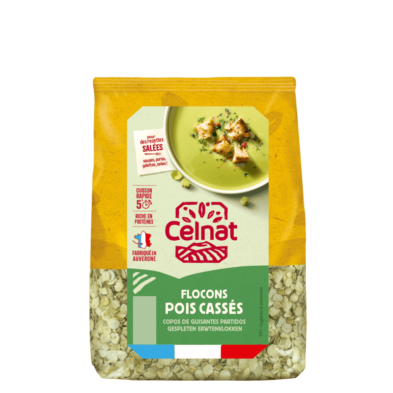 CELNAT -- Flocons de pois casses 350gr