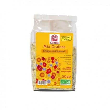 CELNAT -- Mix graines omega3 & vit e. 250g