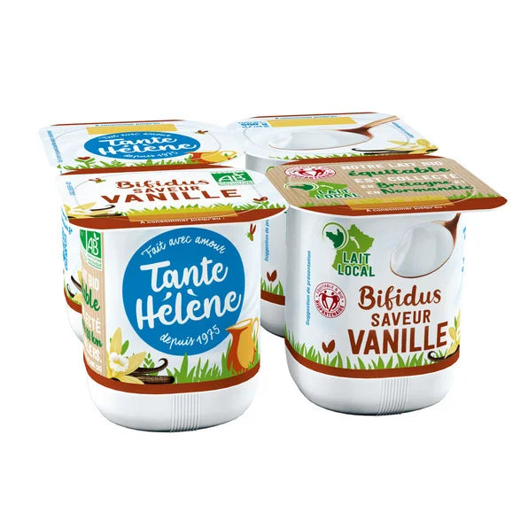 Yaourt bifidus vanille 4 x 125 gr.