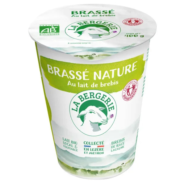 Yaourt lait de brebis brassé nature