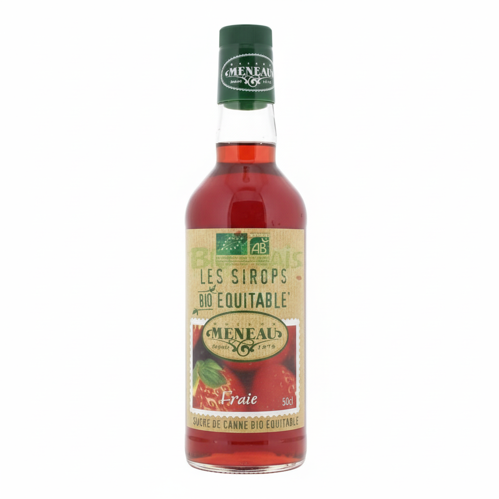 Sirop de canne a la fraise 0.5l