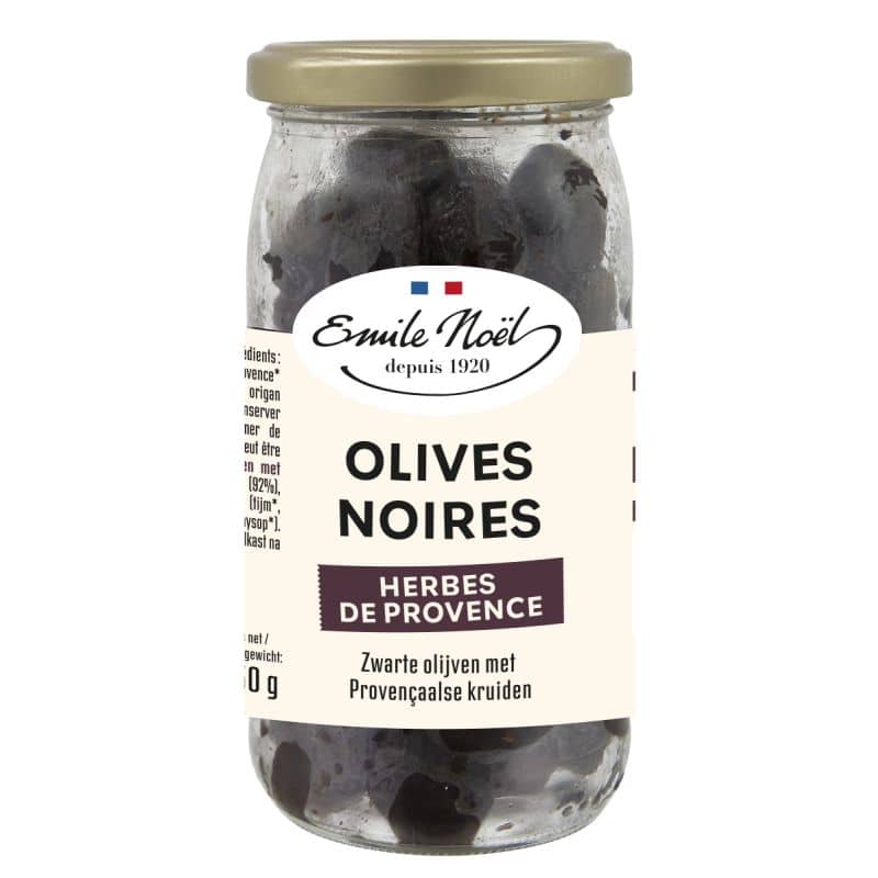 EMILE NOEL -- Olives noires aux herbes de provences