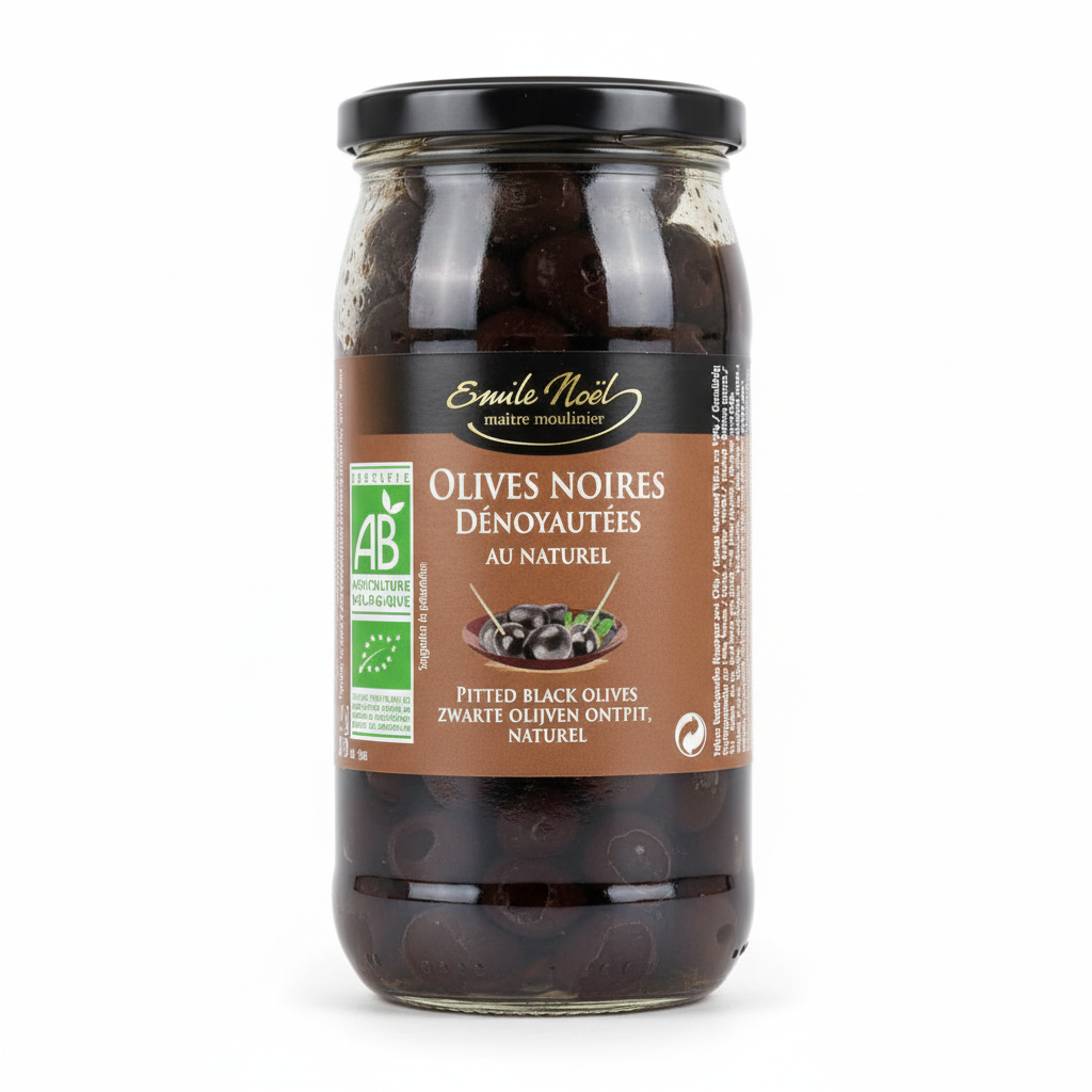 EMILE NOEL -- Olives noires denoyautees