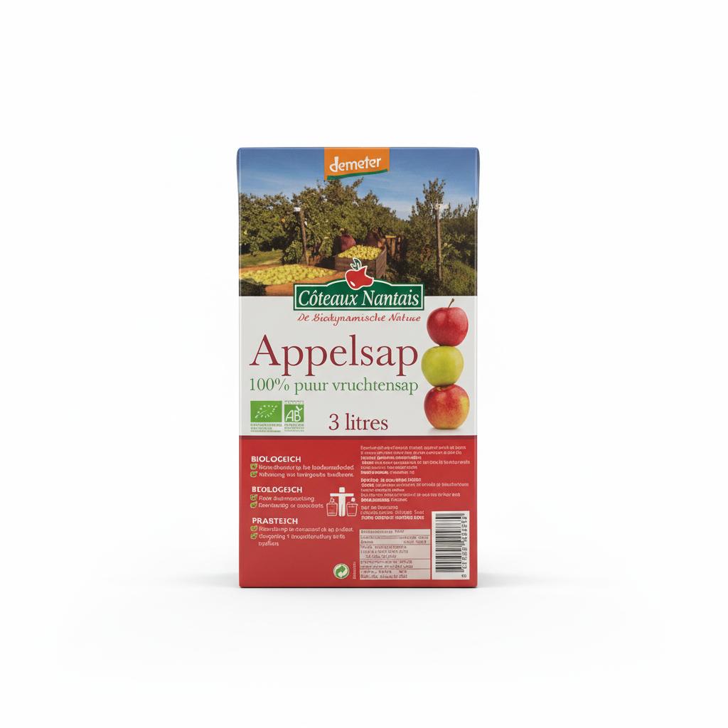 COTEAUX NANTAIS -- Jus de pommes bib - demeter