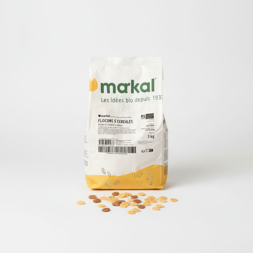 MARKAL -- Flocons 5 cereales - vrac - - par 500g