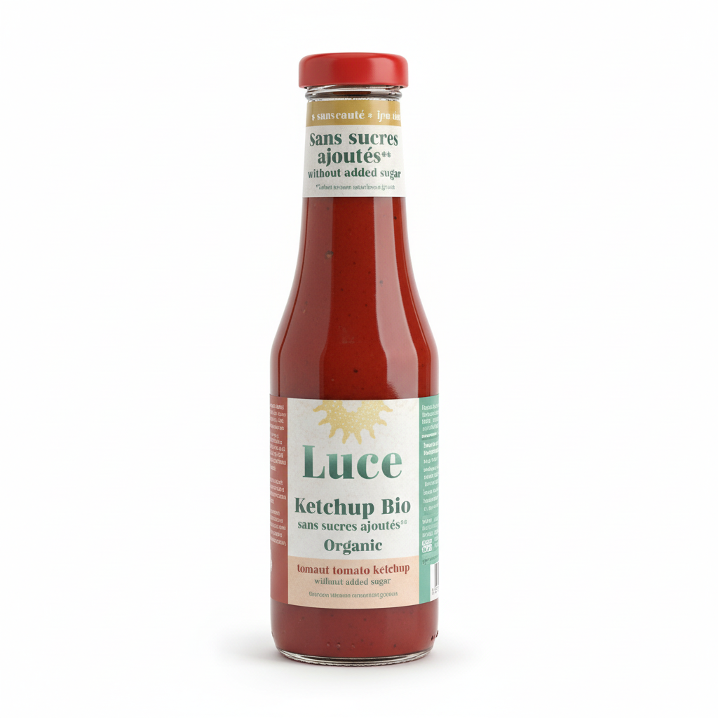 LUCE -- Ketchup sans sucres ajoutes