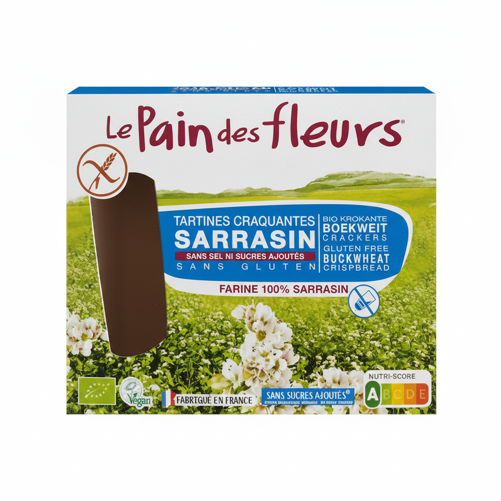Tartines sarrasin sans sel ni sucres (n)