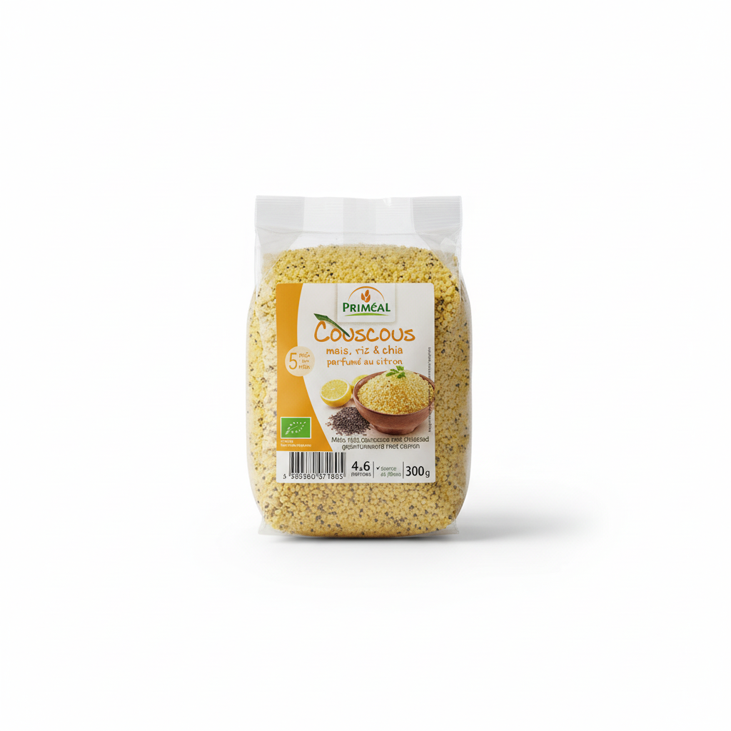 Couscous maïs riz chai au citron