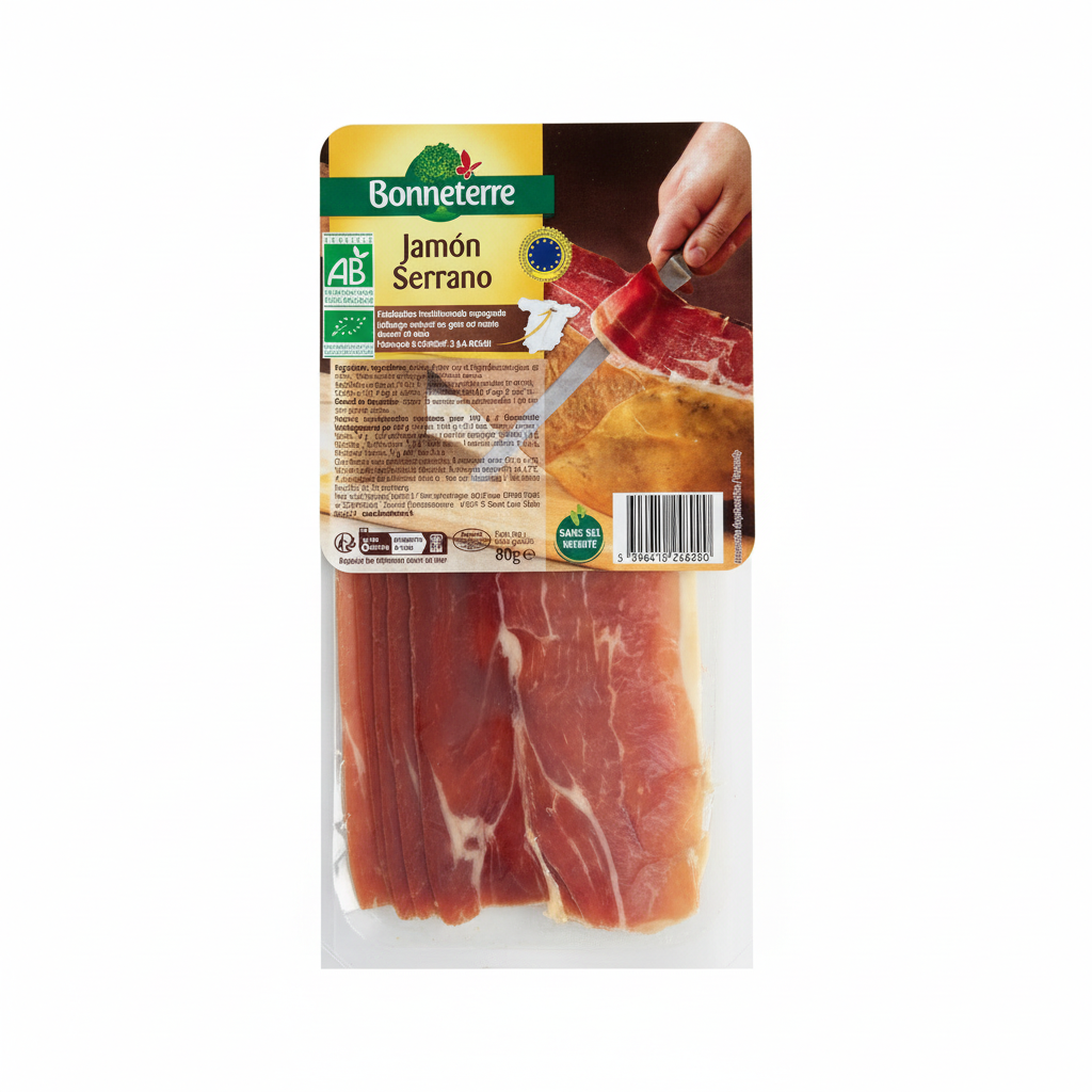 BONNETERRE -- Jambon serrano - sans nitrite -