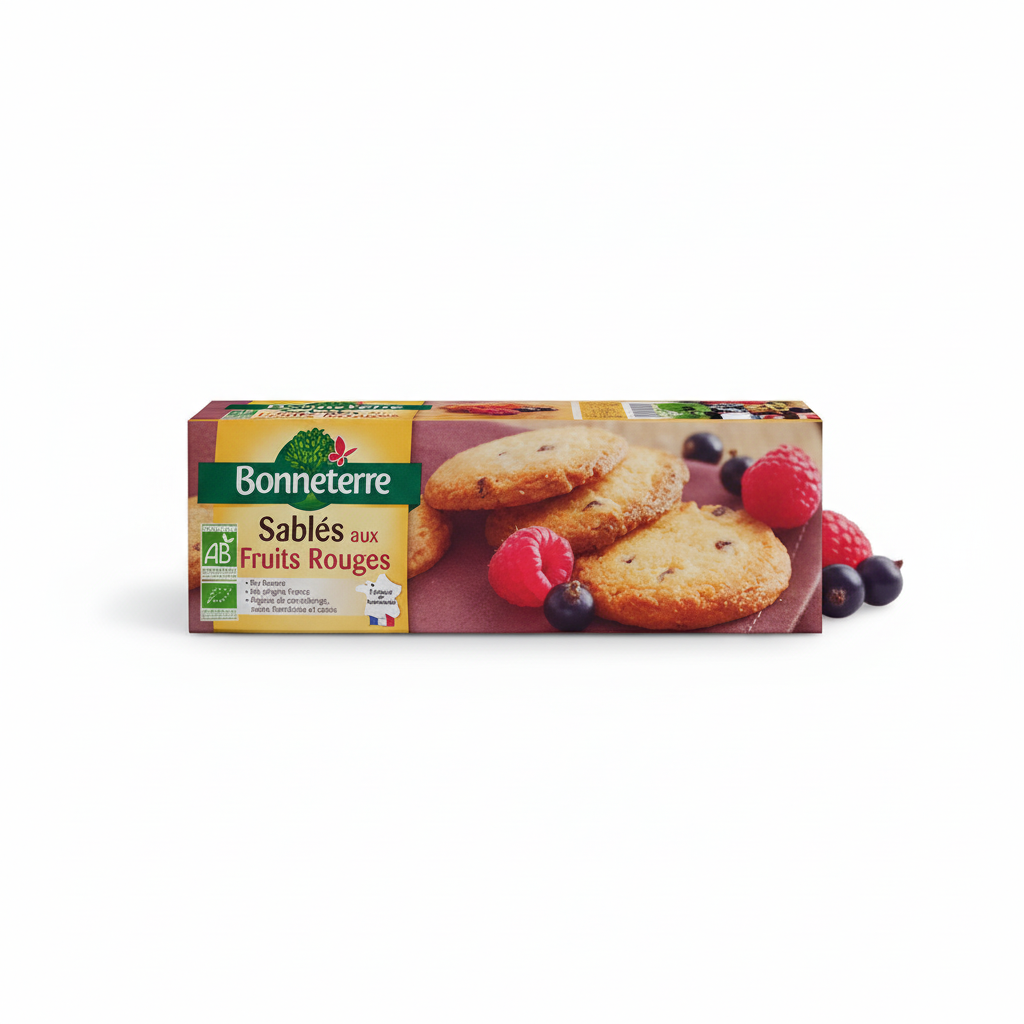 Sablés fruits rouges 150g