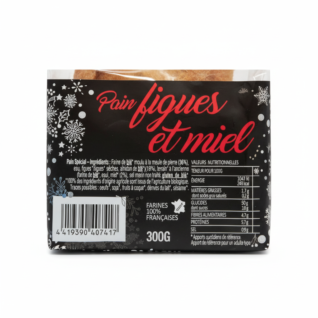 L'ANGELUS -- Ang pain figues et miel 330 grs