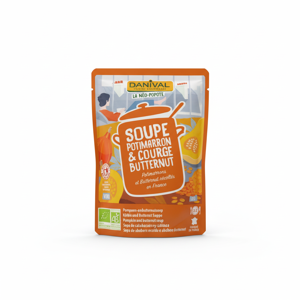 Soupe potimarron et butternut 50cl