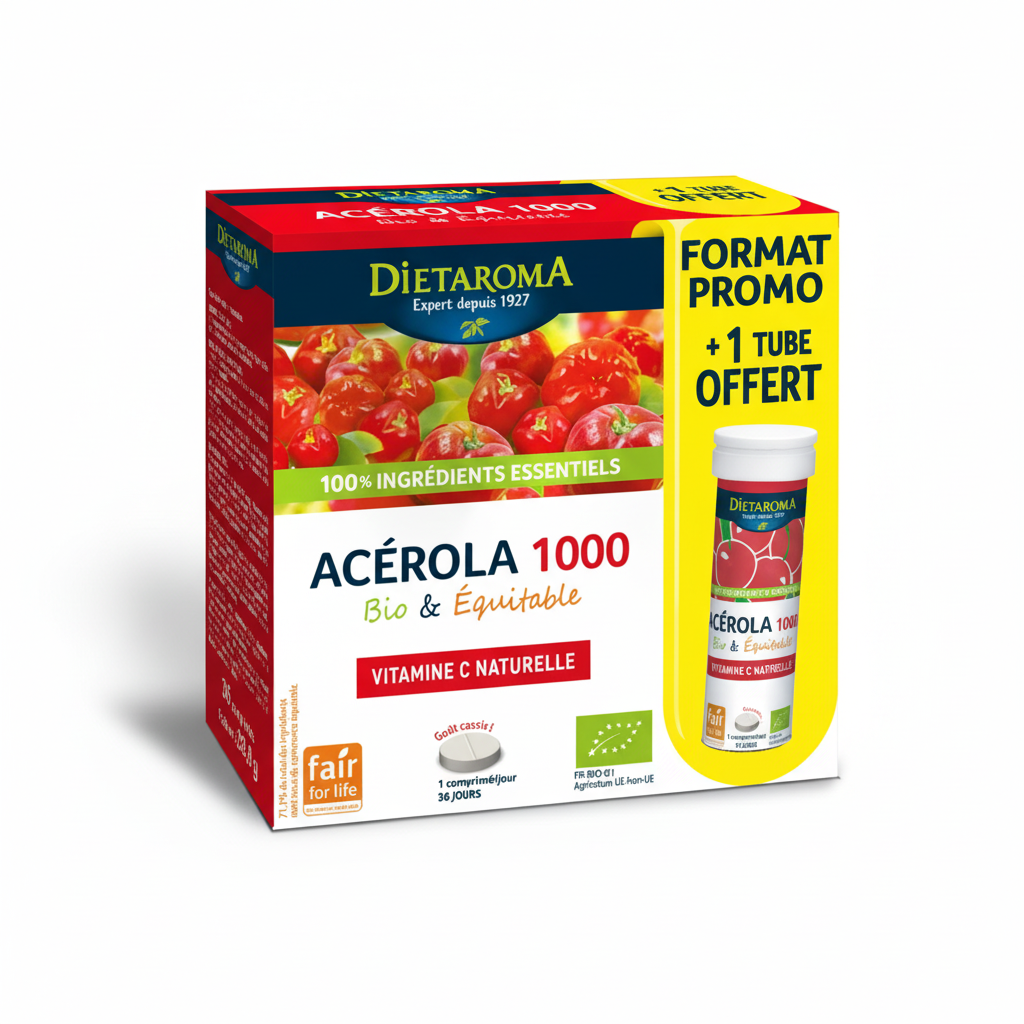 DIETAROMA -- Acerola  1000- vitamine c naturelle