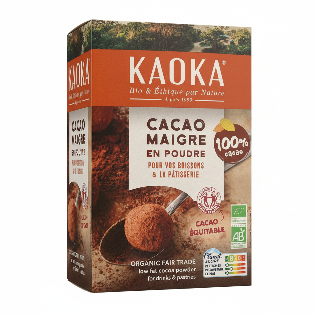 KAOKA -- Cacao maigre en poudre  10-12%
