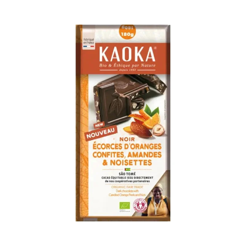 KAOKA -- Kaoka noir ecorces oranges amandes noise