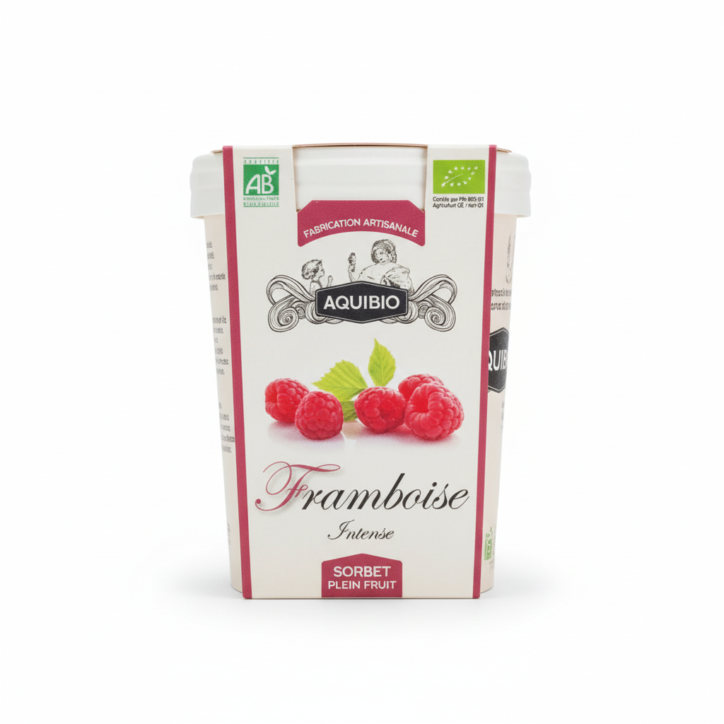 Sorbet framboise 500ml