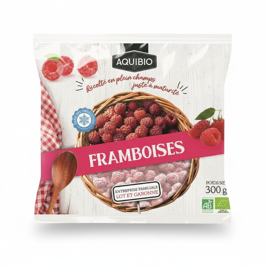 Framboises 300g
