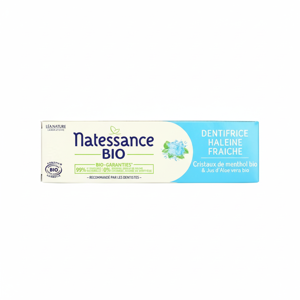 Dentifrice haleine fraiche menthol aloe