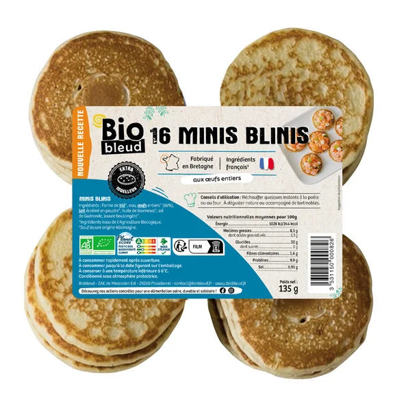 BIOBLEUD -- Mini blinis x16