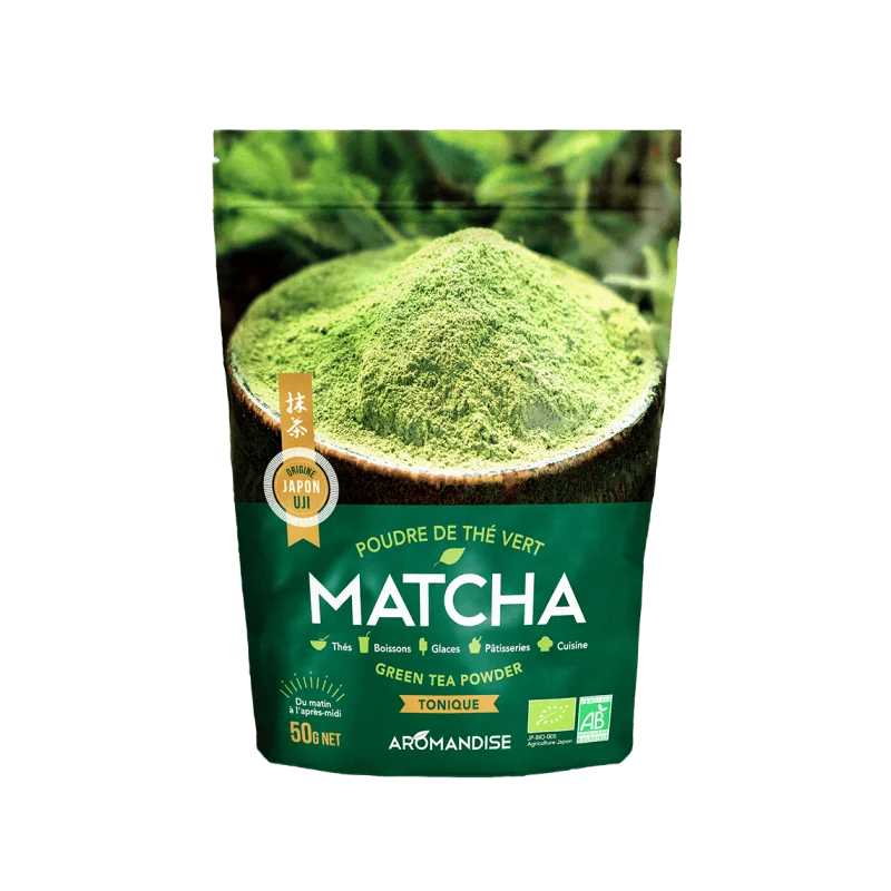 AROMANDISE -- The vert bio matcha poudre