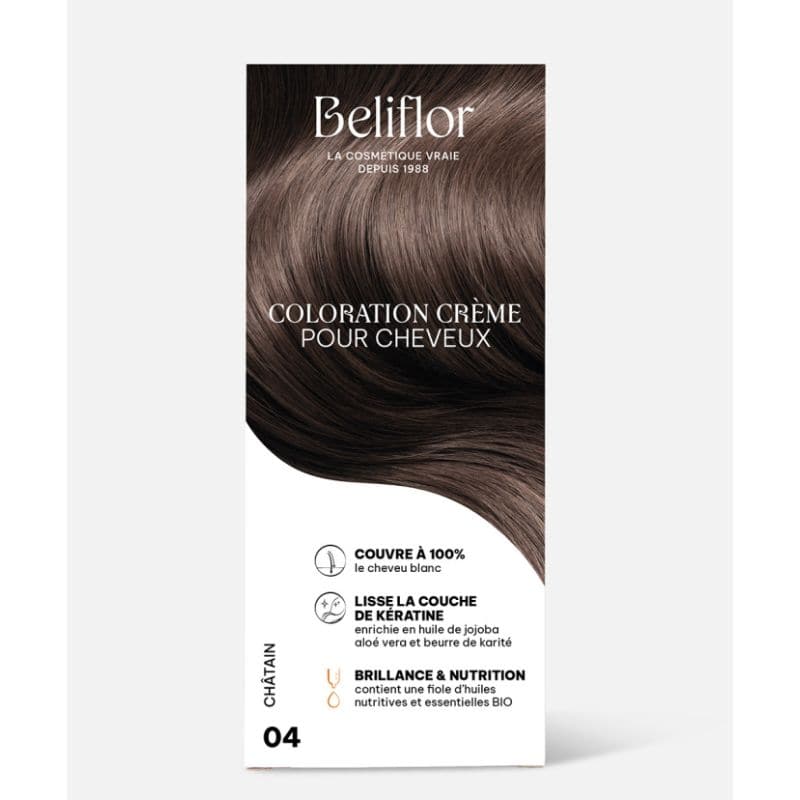 BELIFLOR -- Coloration 04 chatain 135ml