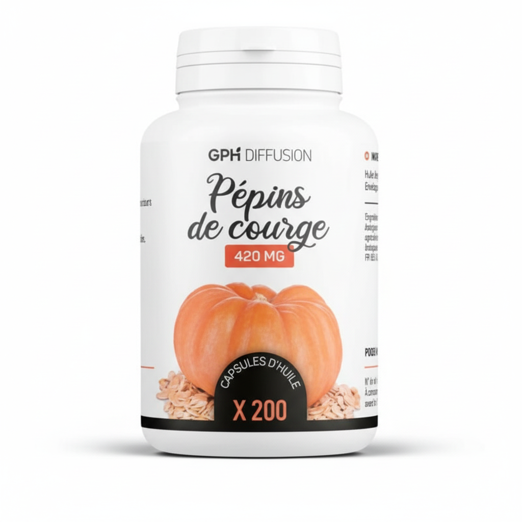 GPH DIFFUSION -- Pepin de courges  (200 capsules)