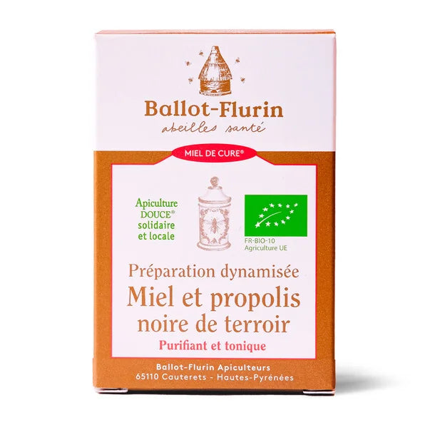 BALLOT FLURIN -- Miel de cure propolis noire 125gr