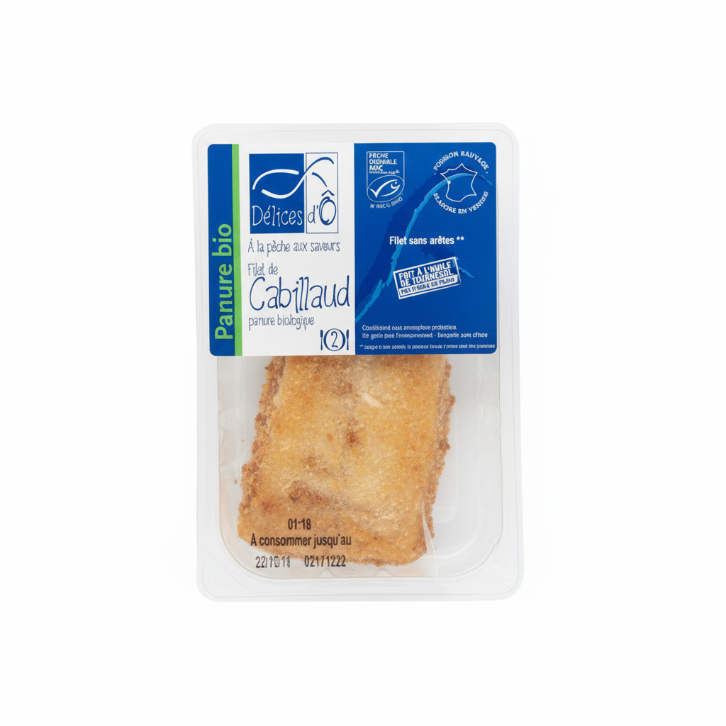 Filet de cabillaud msc panure
