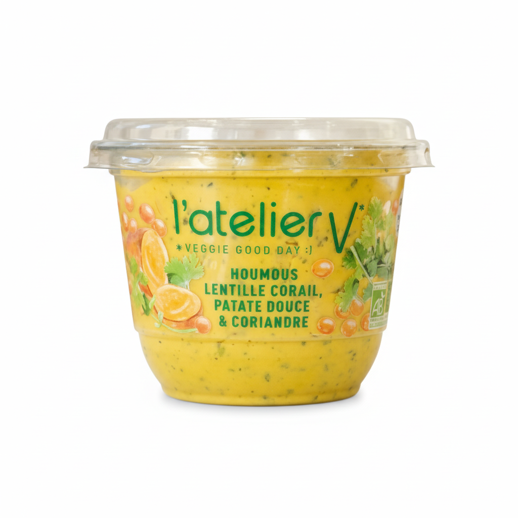 Houmous lentille corail coriandre150g