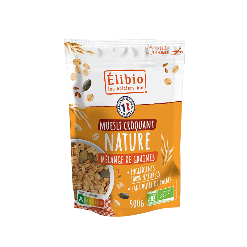 Muesli croquant nature 500g