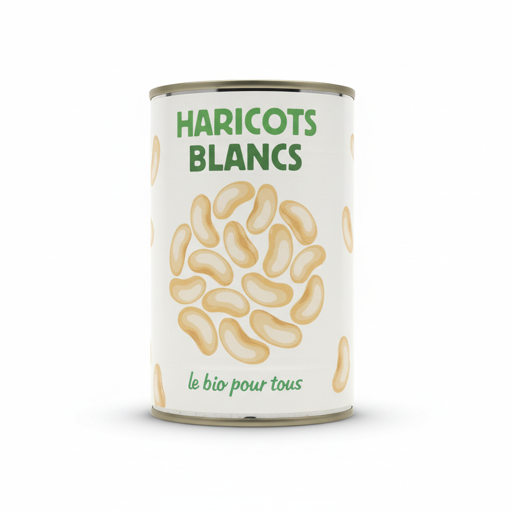 BIO POUR TOUS -- Haricots blancs (pne 240g)
