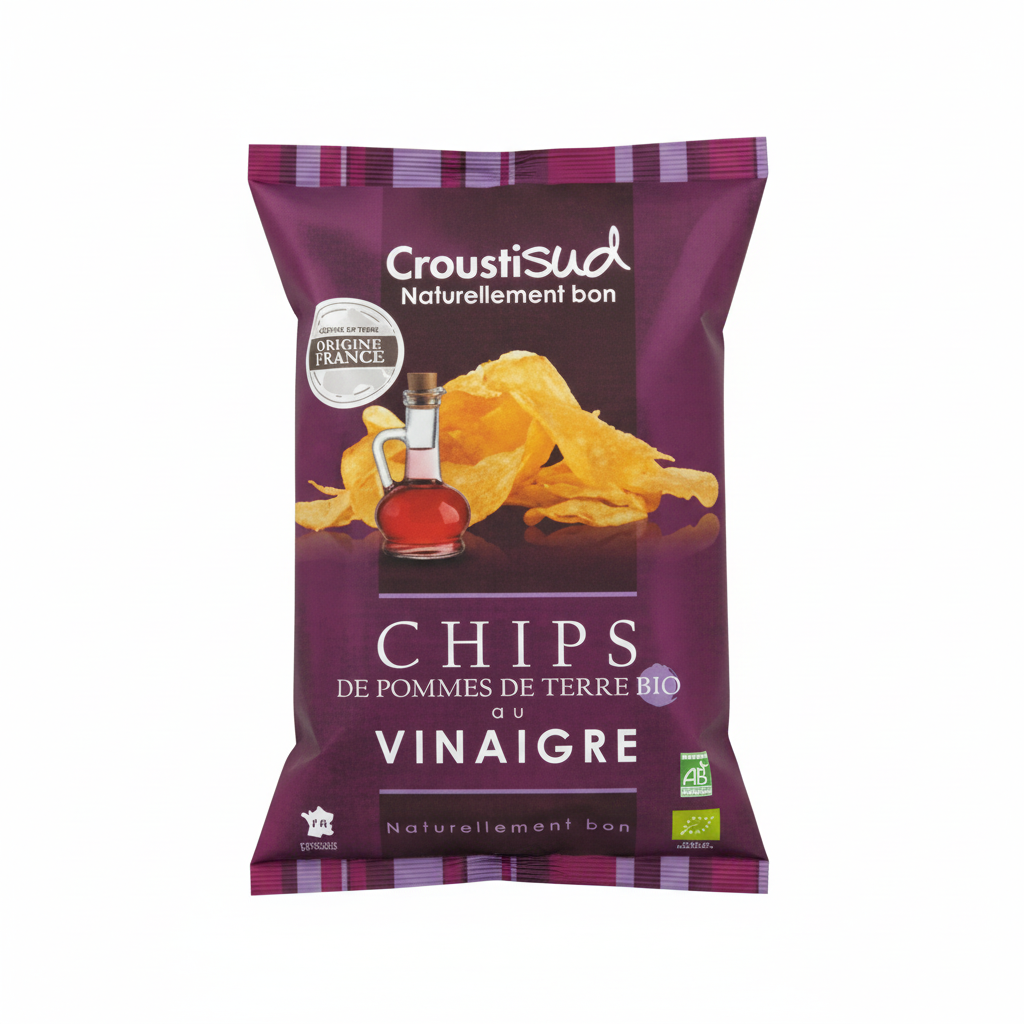 Chips de pomme de terre au vinaigre