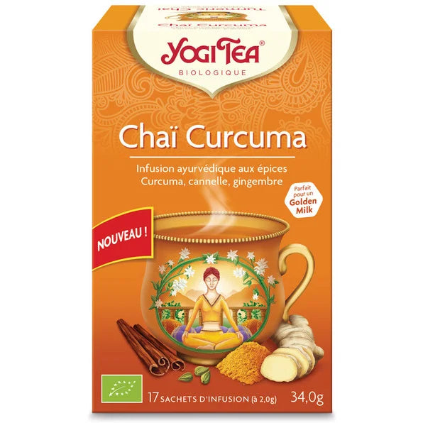 YOGI TEA -- Infusion chai curcuma