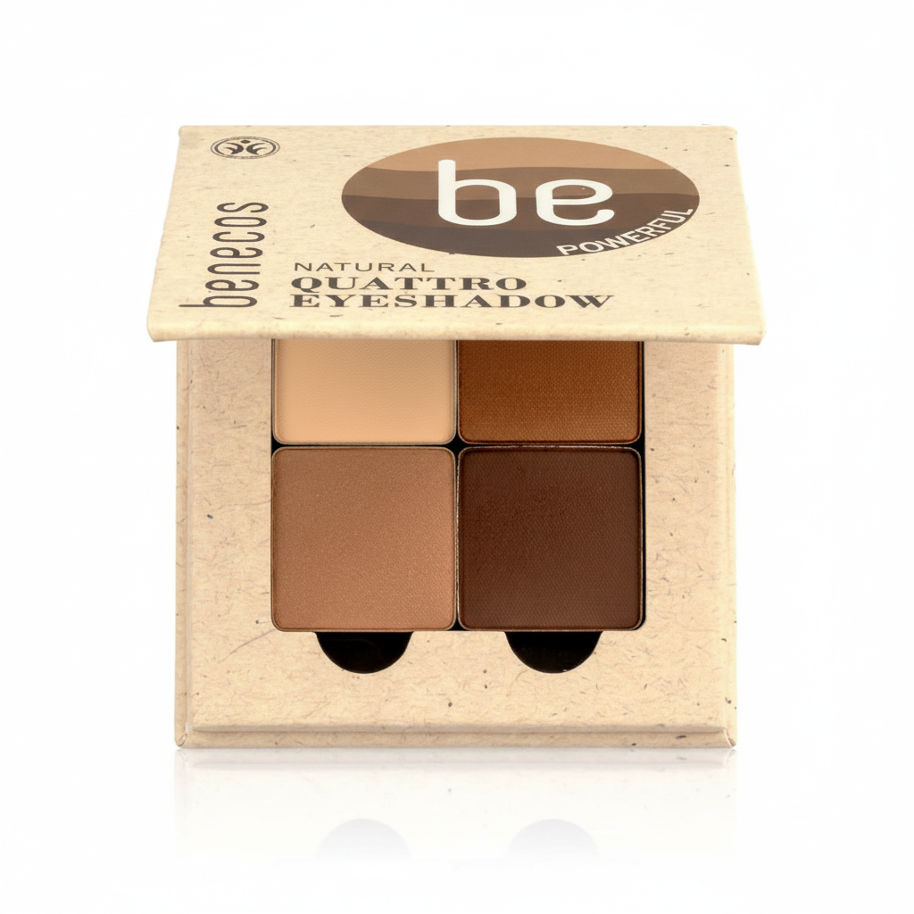 BENECOS -- Fard a paupieres 4 couleurs coffee cream