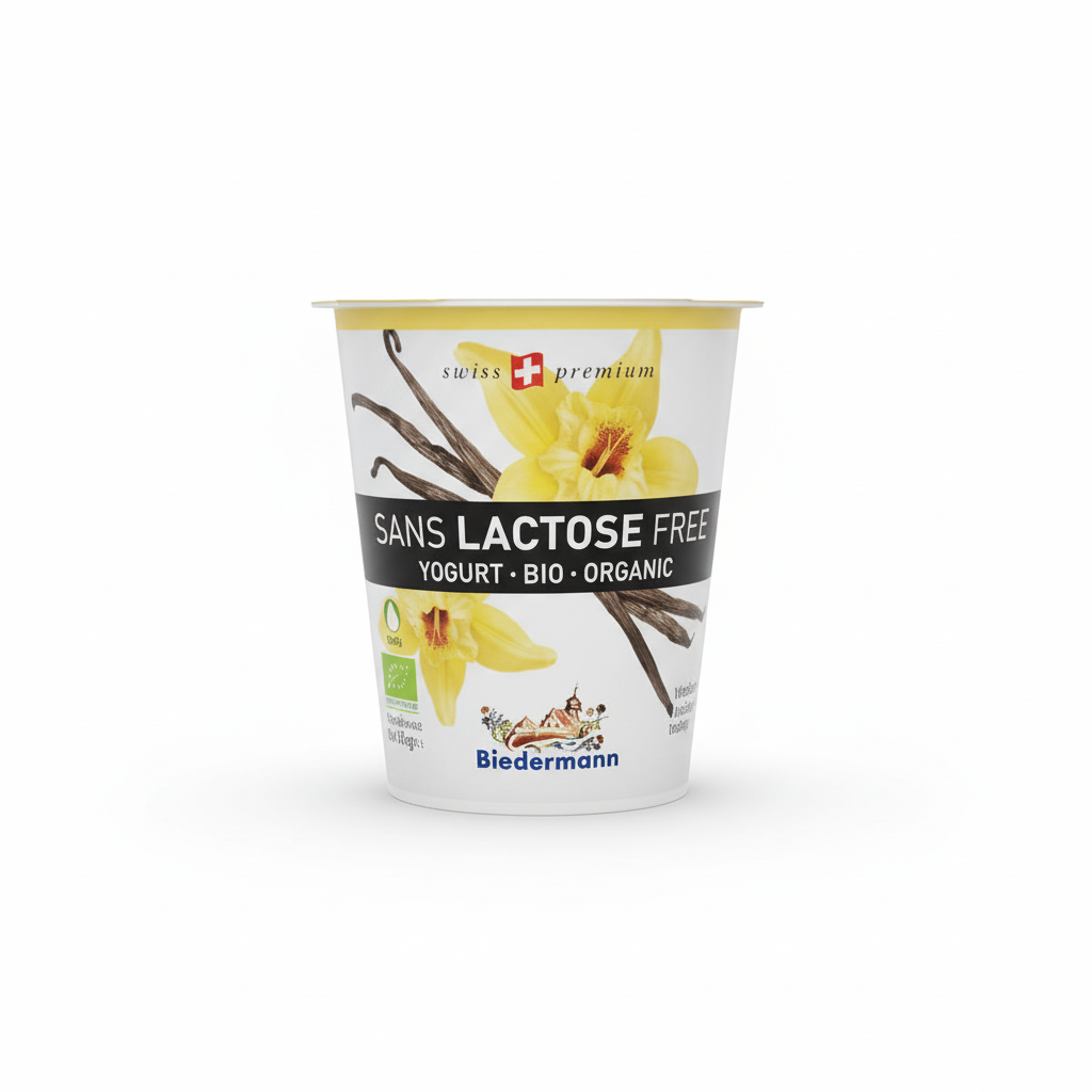 Yaourt vanille sans lactose