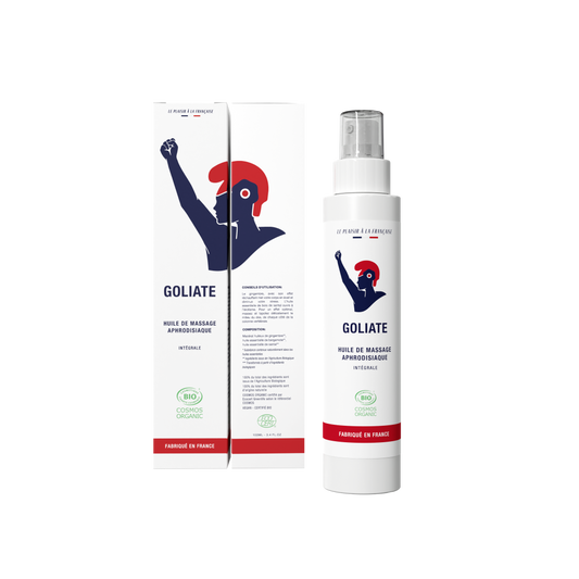 Goliate -- Huile de massage intégrale aphrodisiaque bio - 100 ml